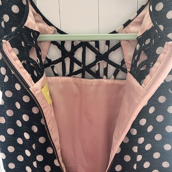 Maeve Nikola Cut-out Polka-dot Dress - Picture 6 of 7